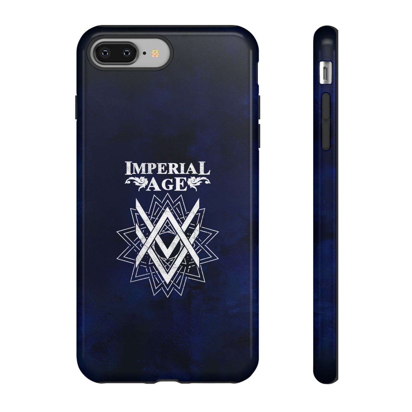 SUMMER COLLECTION - Tough iPhone Case Navy (White Print)