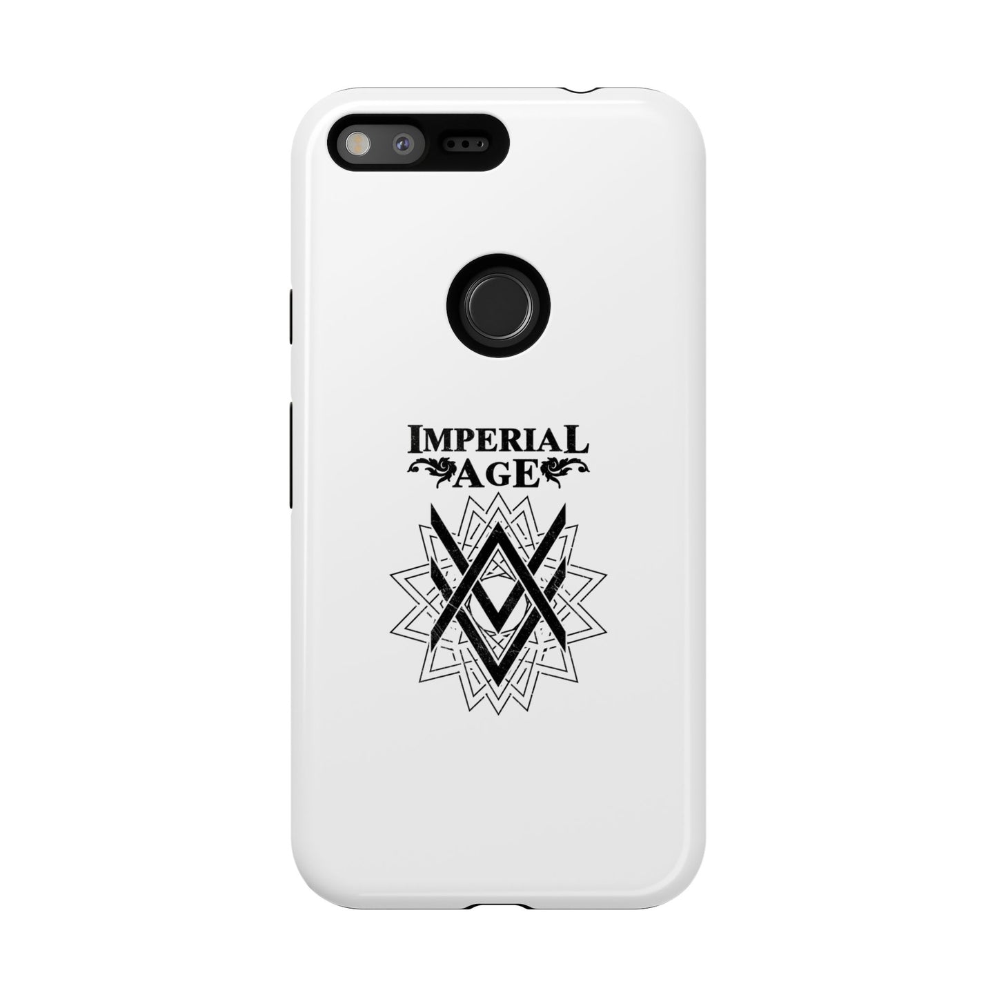 SUMMER COLLECTION - Tough Google Pixel Case White (Black Print)