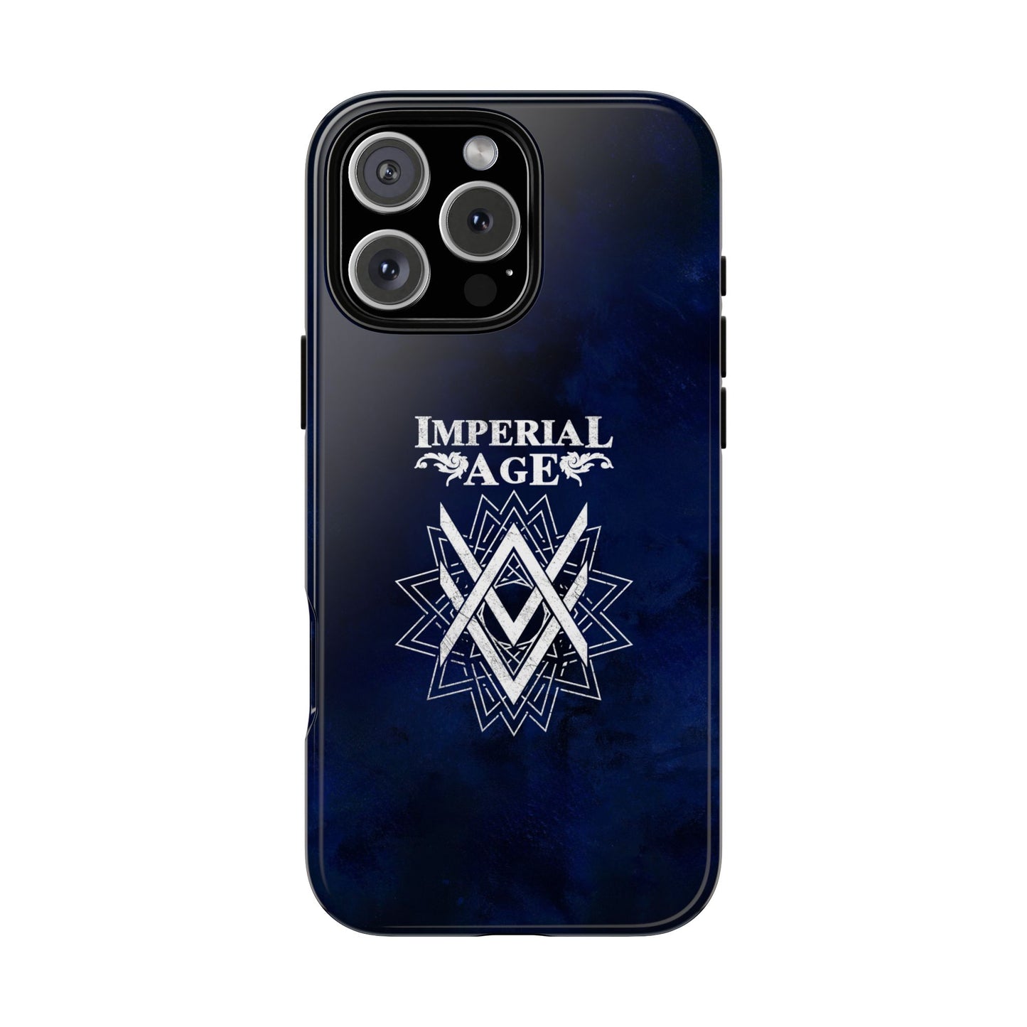 SUMMER COLLECTION - Tough iPhone Case Navy (White Print)