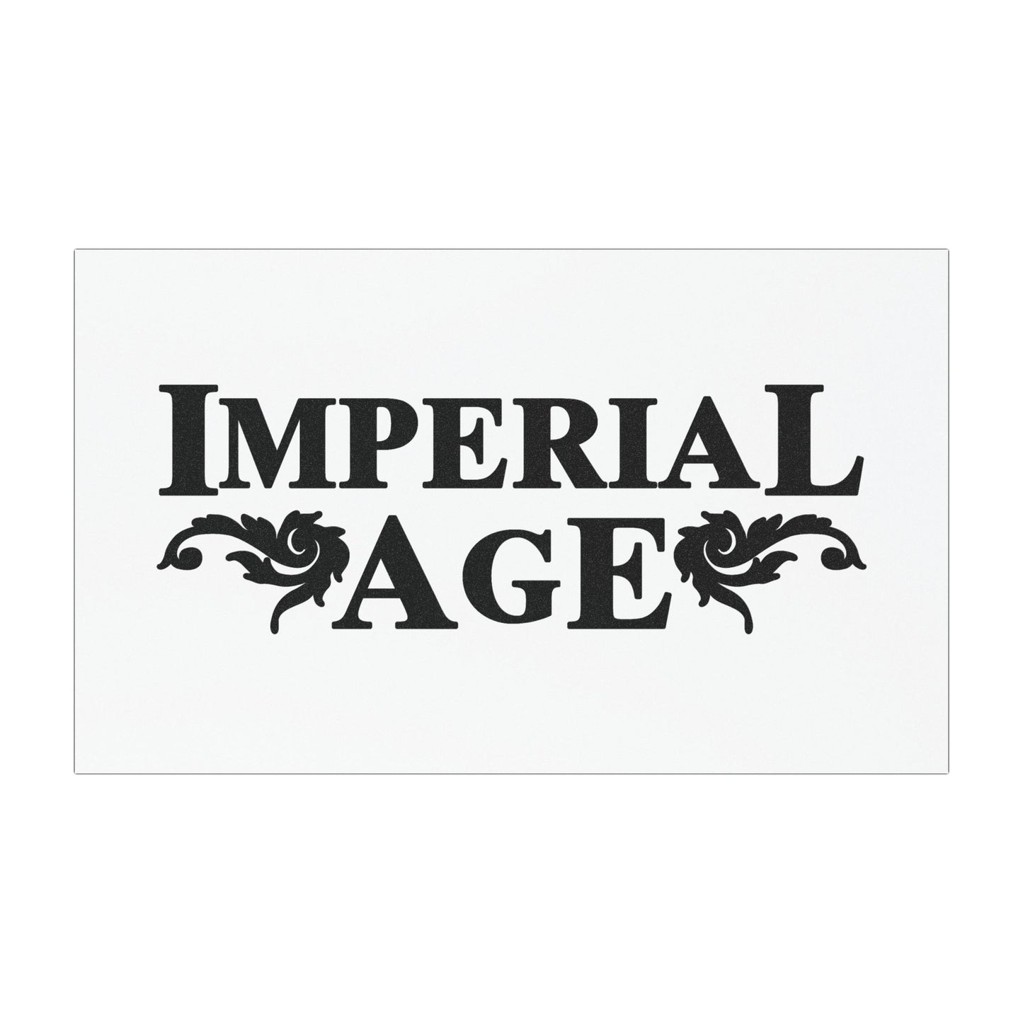 SUMMER COLLECTION - Car Magnets White (Black Print)
