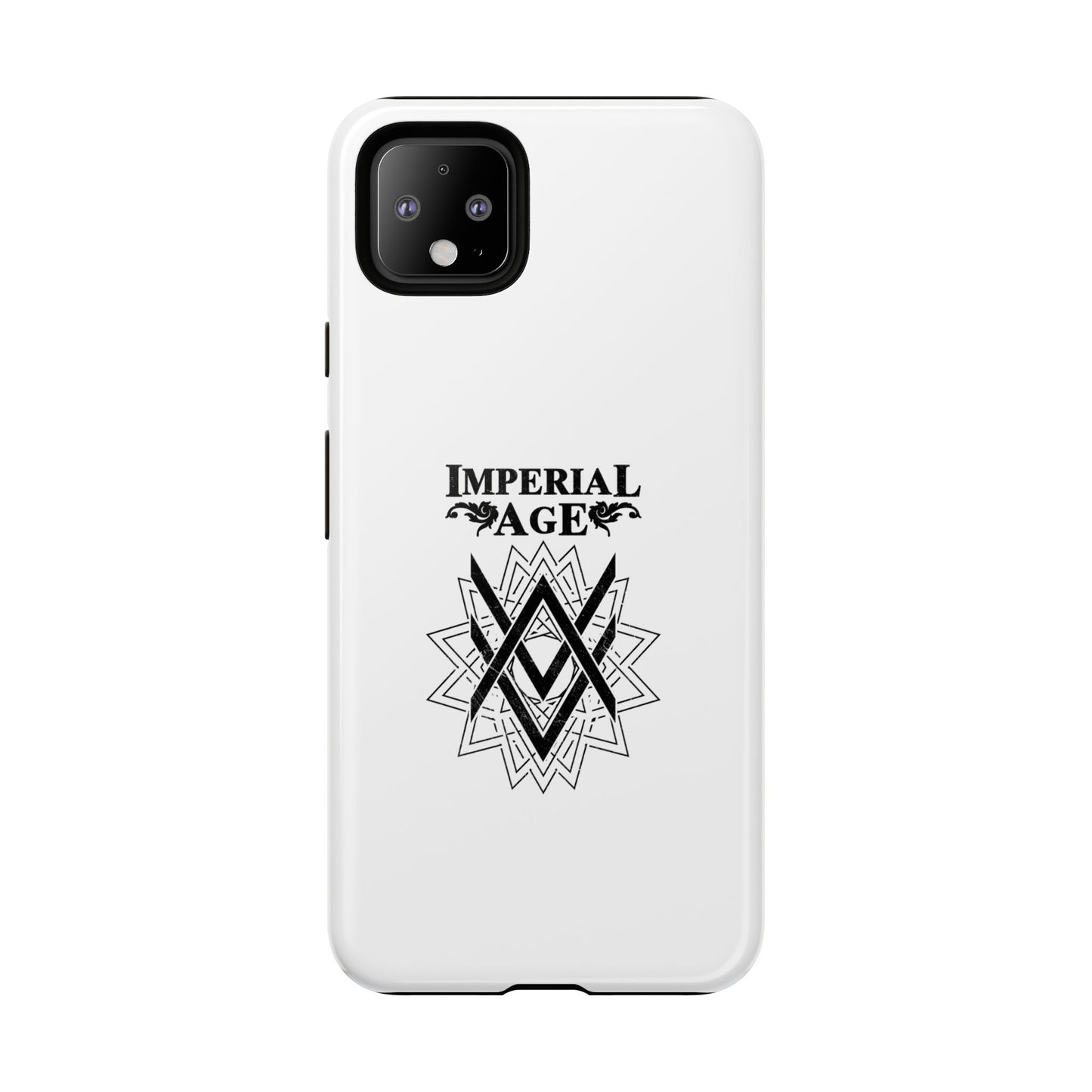 SUMMER COLLECTION - Tough Google Pixel Case White (Black Print)
