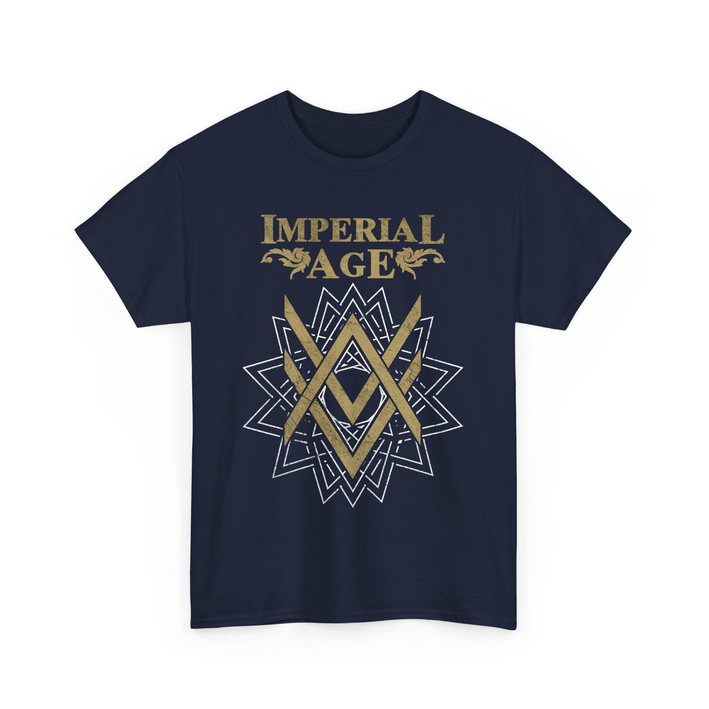 SUMMER COLLECTION - T-Shirt (Gold- White/Black Print)