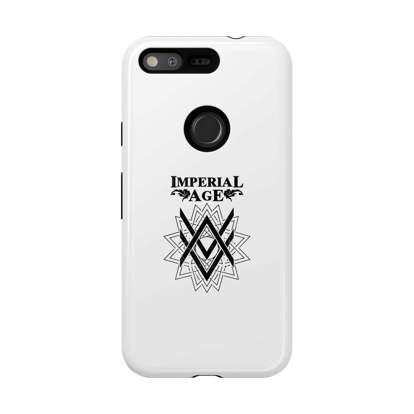 SUMMER COLLECTION - Tough Google Pixel Case White (Black Print)