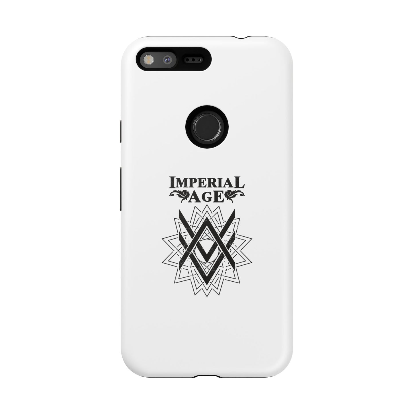 SUMMER COLLECTION - Tough Google Pixel Case White (Black Print)
