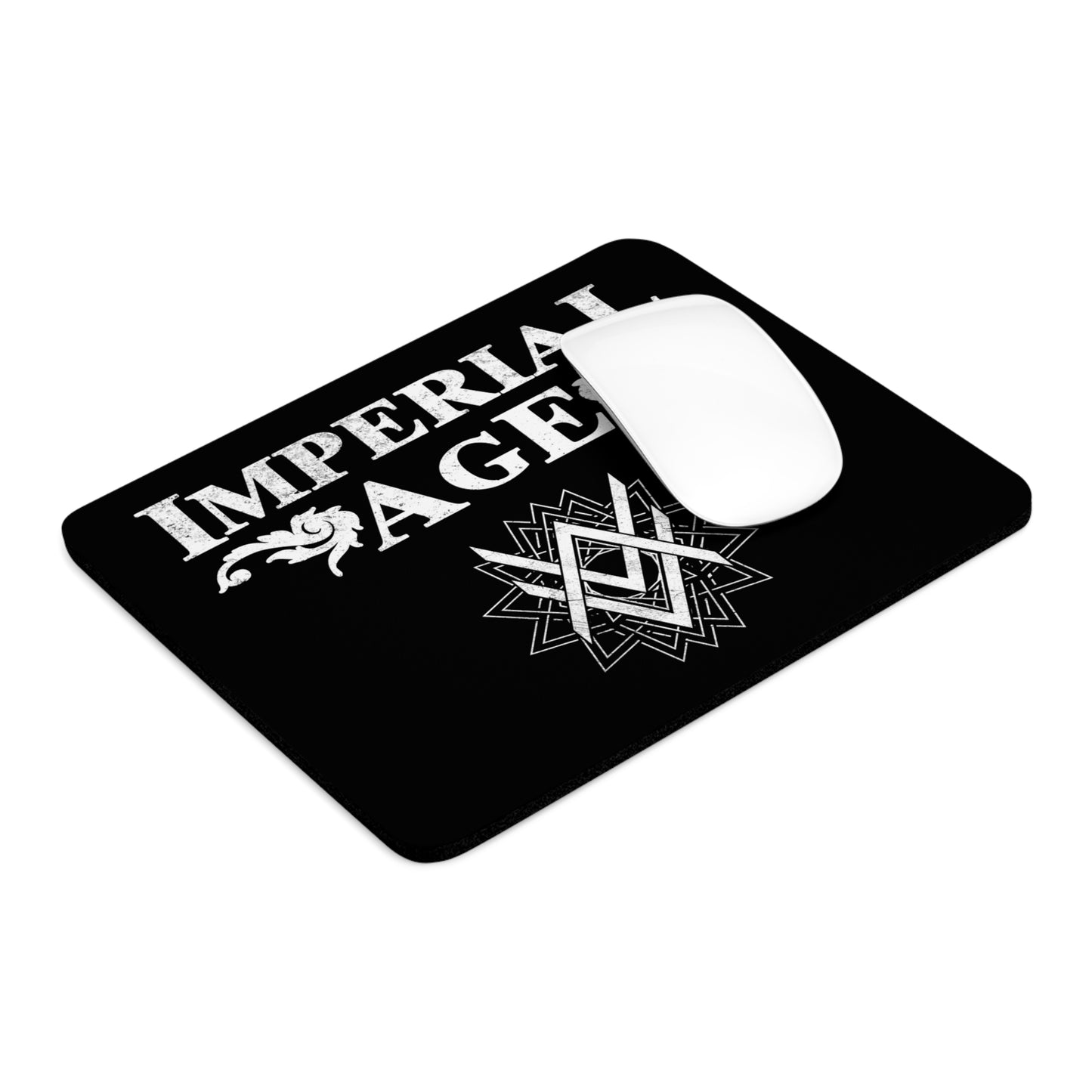 SUMMER COLLECTION - Mouse Pad Black (White Print)
