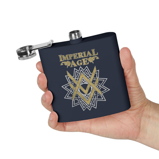 SUMMER COLLECTION - Stainless Steel Flask (Gold-White Sign)