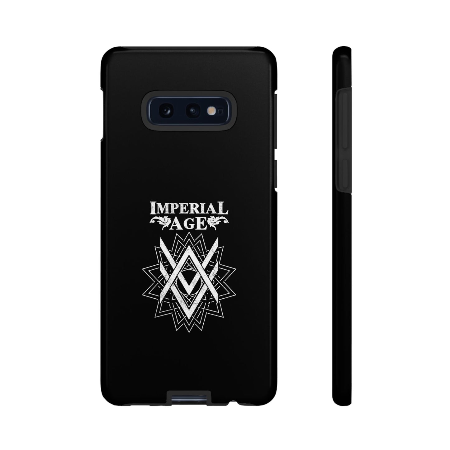SUMMER COLLECTION - Tough Samsung Galaxy Case Black (White Print)
