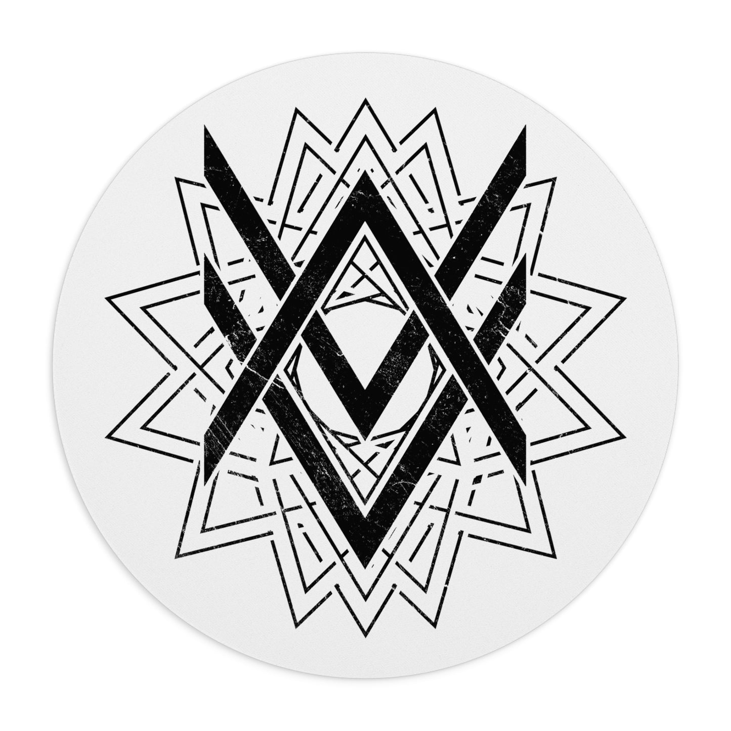 SUMMER COLLECTION - Mouse Pad White (BlackPrint)