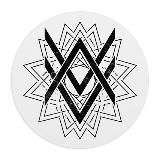 SUMMER COLLECTION - Mouse Pad White (BlackPrint)