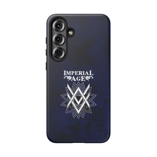 SUMMER COLLECTION - Tough Samsung Galaxy Case Navy (White Print)