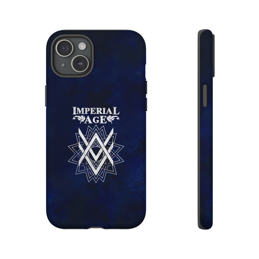 SUMMER COLLECTION - Tough iPhone Case Navy (White Print)