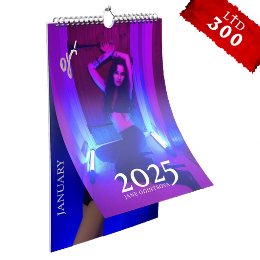 Jane's Colour Calendar 2025 (12-page A3 wall calendar, signed)