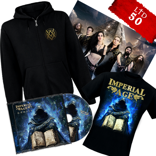 GNOSIS BUNDLE 1: SIGNED CD + ZIPPER + TSHIRT + SIGNED POSTER (LTD 50)