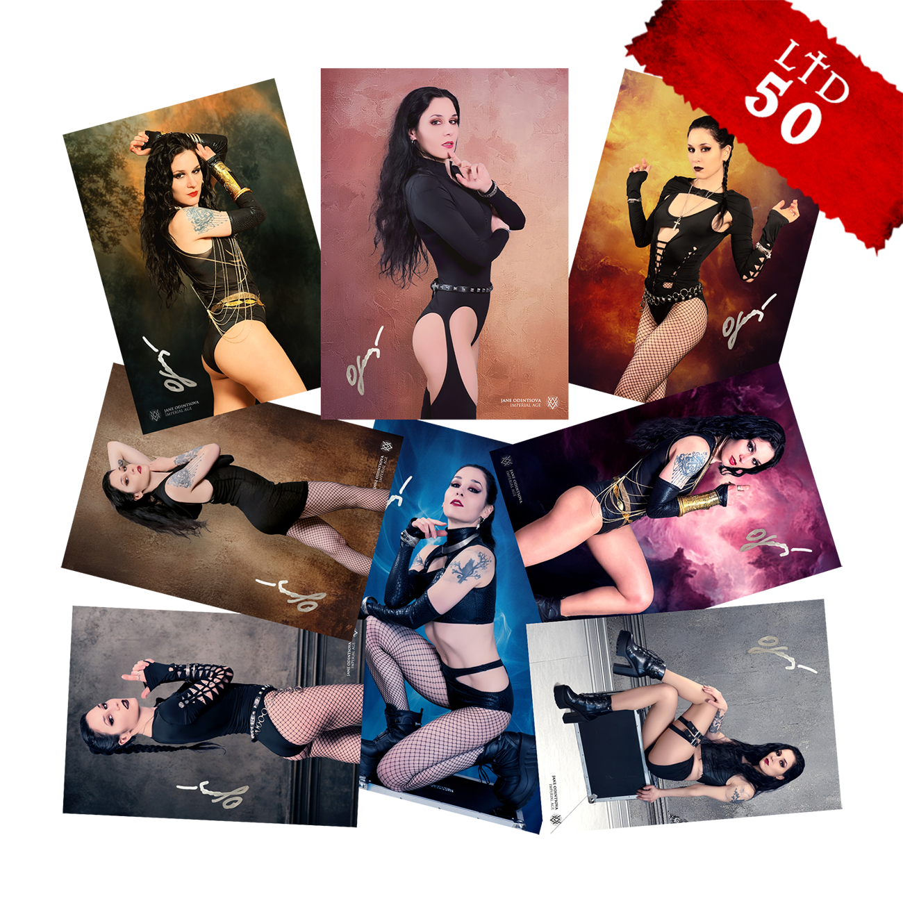 Jane's New Poster Set I (8 x A3 posters, signed)