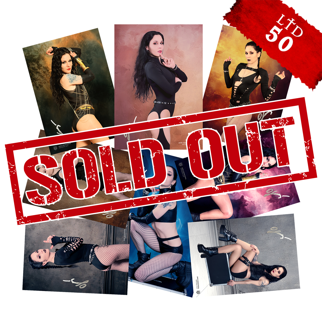 Jane's New Poster Set I (8 x A3 posters, signed)