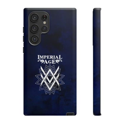 SUMMER COLLECTION - Tough Samsung Galaxy Case Navy (White Print)