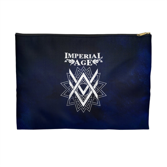 SUMMER COLLECTION - Accessory Pouch Navy (White Print)