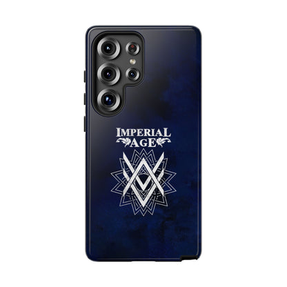 SUMMER COLLECTION - Tough Samsung Galaxy Case Navy (White Print)
