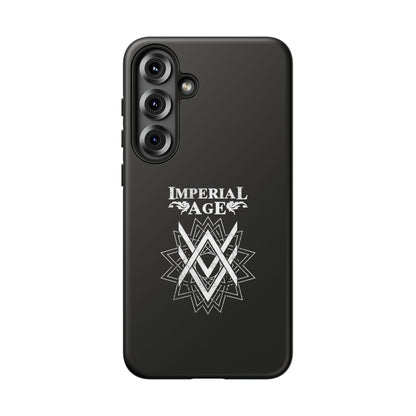 SUMMER COLLECTION - Tough Samsung Galaxy Case Black (White Print)