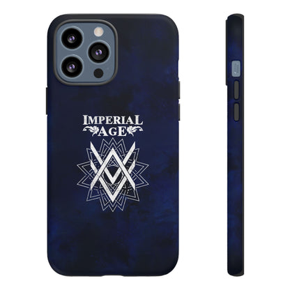 SUMMER COLLECTION - Tough iPhone Case Navy (White Print)