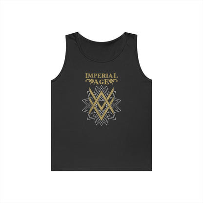 SUMMER COLLECTION - Tank Top (Gold-White/Black Print)