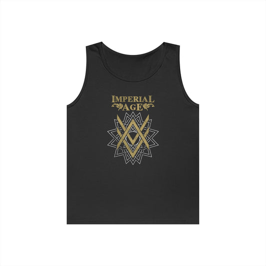 SUMMER COLLECTION - Tank Top (Gold-White/Black Print)