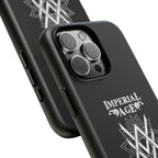 SUMMER COLLECTION - Tough iPhone Case Black (White Print)