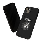 SUMMER COLLECTION - Tough iPhone Case Black (White Print)