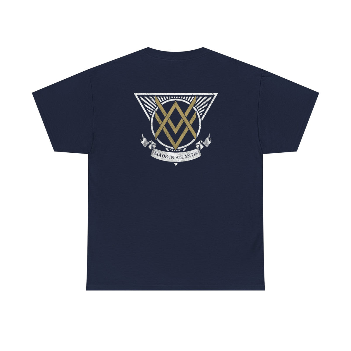 SUMMER COLLECTION - T-Shirt (Gold- White/Black Print)
