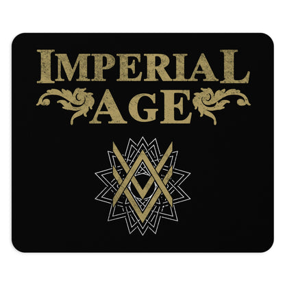 SUMMER COLLECTION - Mouse Pad Black (Gold-White Print)