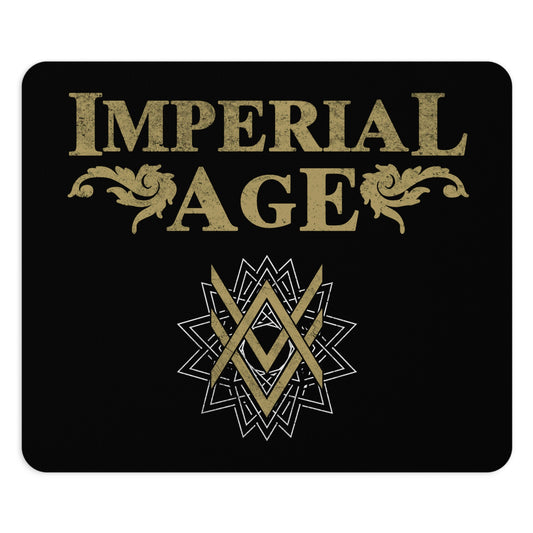 SUMMER COLLECTION - Mouse Pad Black (Gold-White Print)