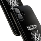 SUMMER COLLECTION - Tough iPhone Case Black (White Print)