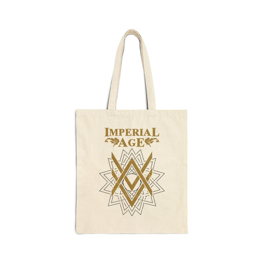 SUMMER COLLECTION - Tote Bag (Gold-White/Black Print))