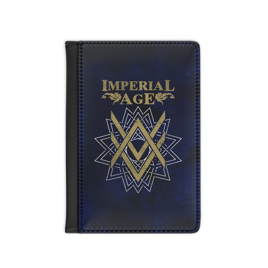 SUMMER COLLECTION - Passport Cover Navy (Gold-White Print)