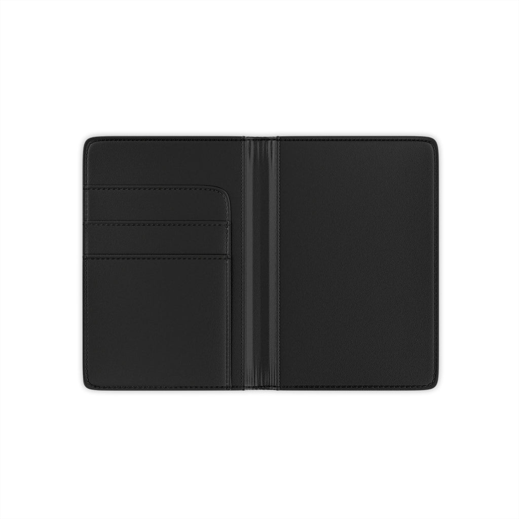 SUMMER COLLECTION - Passport Cover Black (White Print)