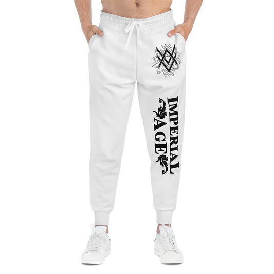 SUMMER COLLECTION - Sweat Pants White (Black Print)