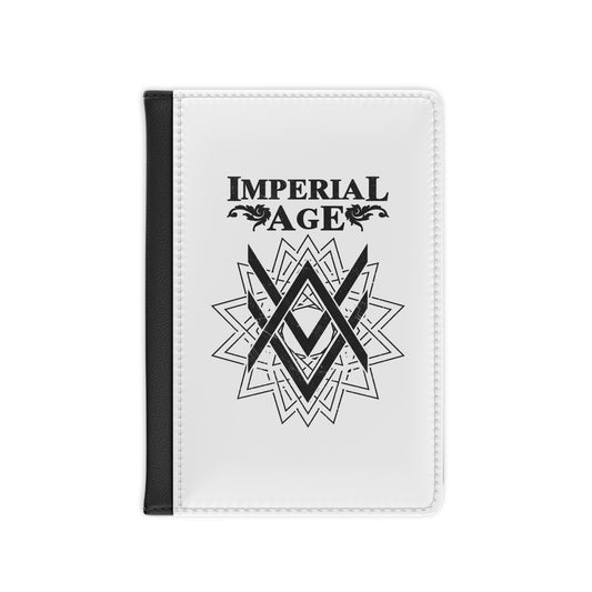 SUMMER COLLECTION - Passport Cover White (Black Print)
