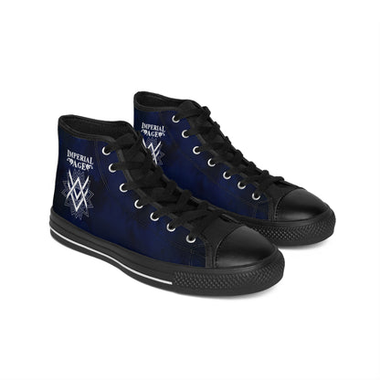 SUMMER COLLECTION - Women's Sneakers Navy (White Print)