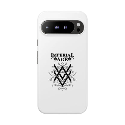 SUMMER COLLECTION - Tough Google Pixel Case White (Black Print)