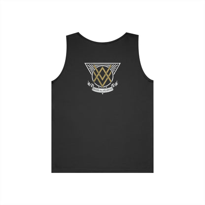 SUMMER COLLECTION - Tank Top (Gold-White/Black Print)