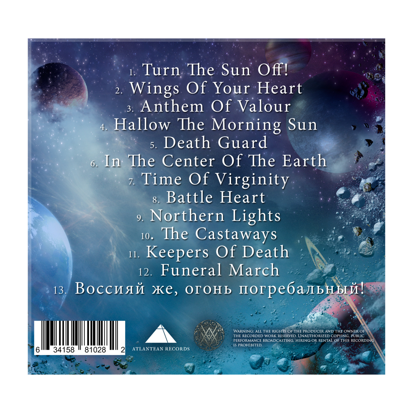 Turn the Sun Off! (CD, Signed)