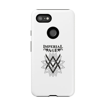 SUMMER COLLECTION - Tough Google Pixel Case White (Black Print)