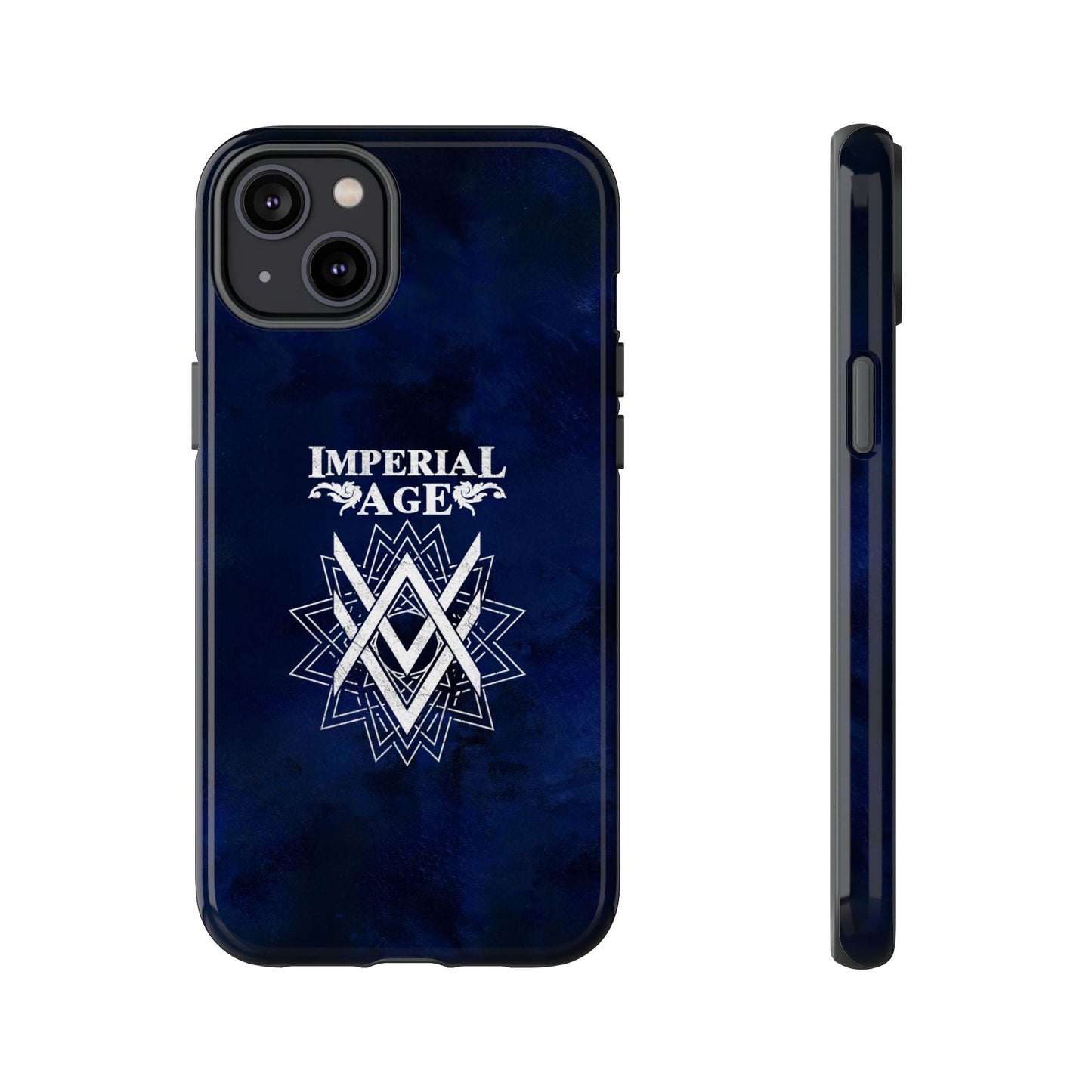 SUMMER COLLECTION - Tough iPhone Case Navy (White Print)
