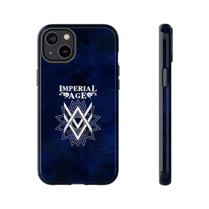 SUMMER COLLECTION - Tough iPhone Case Navy (White Print)