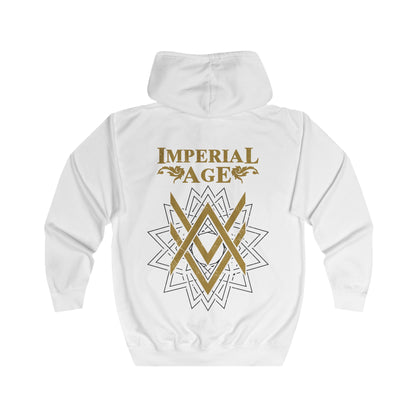 SUMMER COLLECTION - Zip Hoodie (Gold-White/Black Print)
