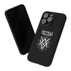 SUMMER COLLECTION - Tough iPhone Case Black (White Print)