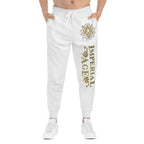 SUMMER COLLECTION - Sweat Pants White (Gold-Black Print)