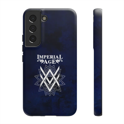 SUMMER COLLECTION - Tough Samsung Galaxy Case Navy (White Print)