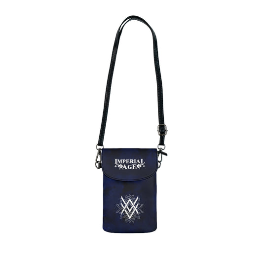 SUMMER COLLECTION - Strap Wallet Navy (White Print)