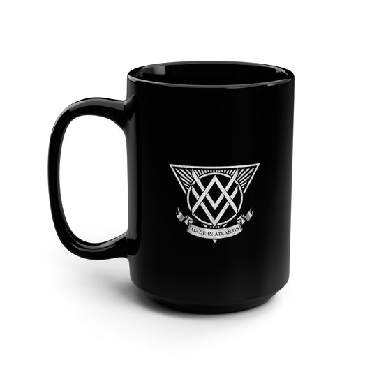 SUMMER COLLECTION - Mug 0.44l Black (White Print)
